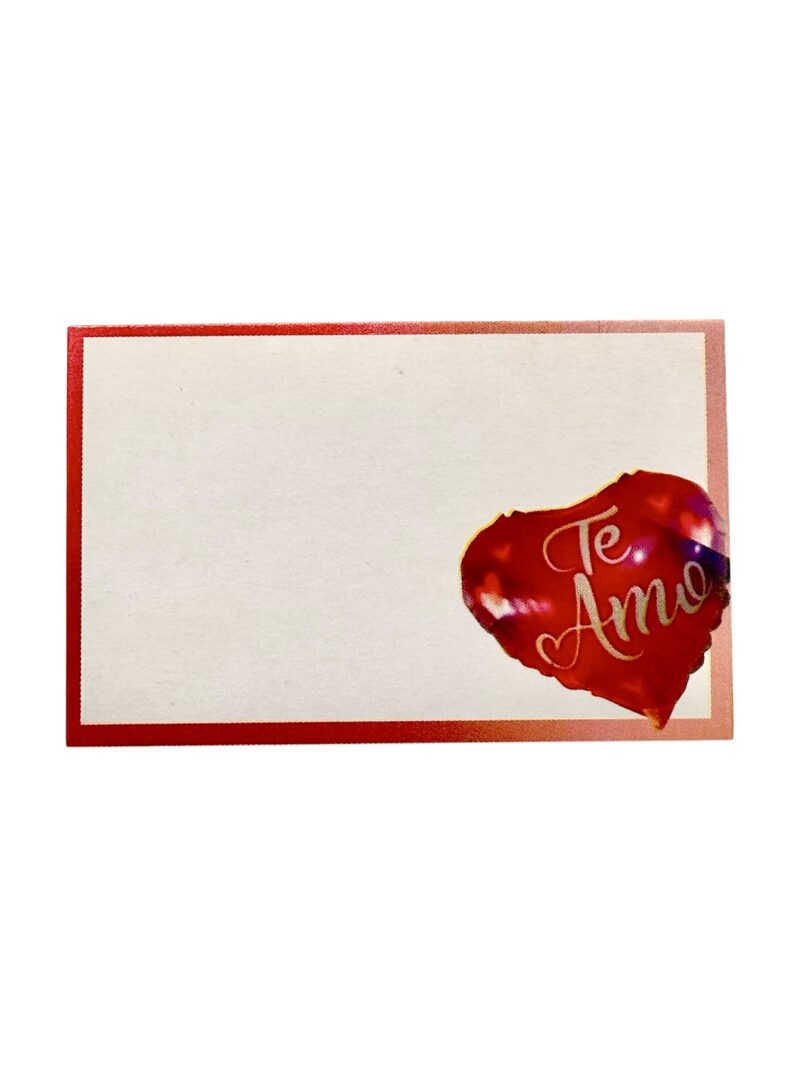 Tarjeta Corazón Te Amo