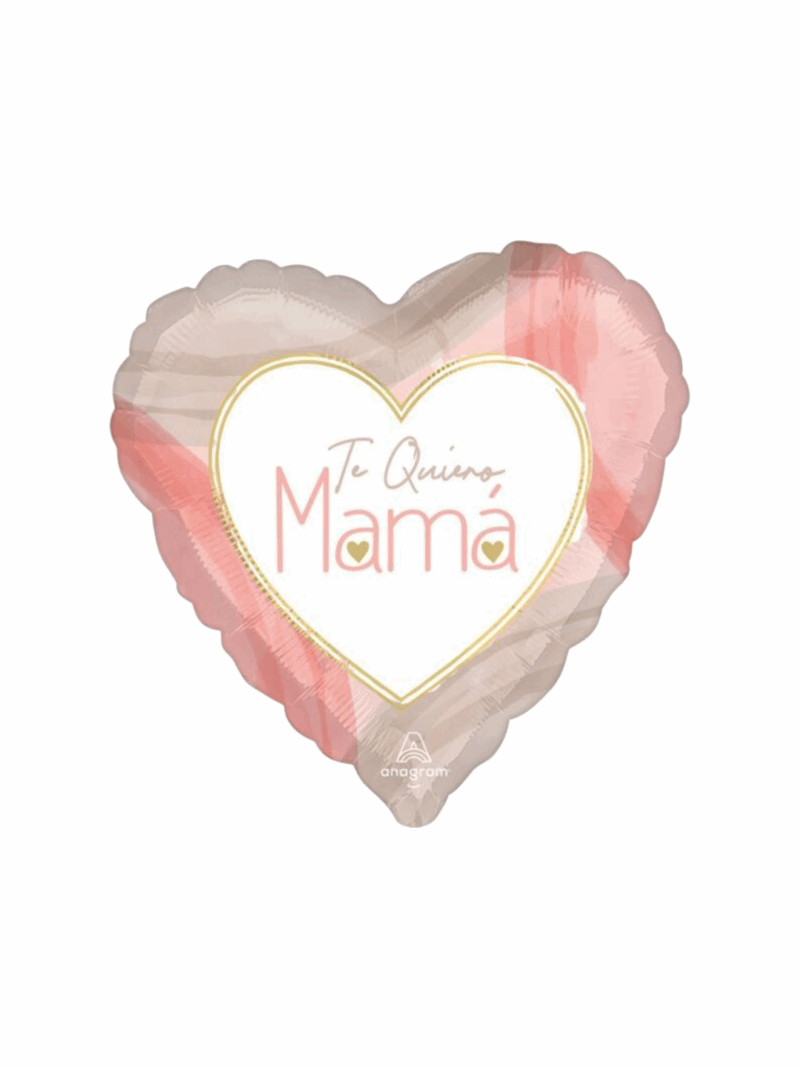 Globo Standard forma corazón Te Quiero Mamá #17