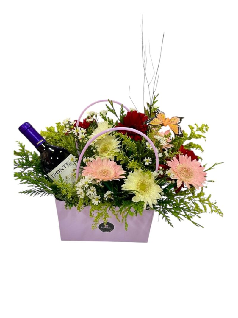 Arreglo Brindis en Caja Floral