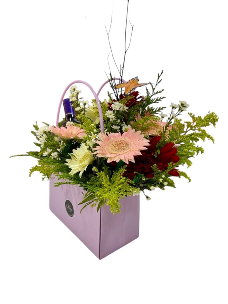 Arreglo Brindis en Caja Floral