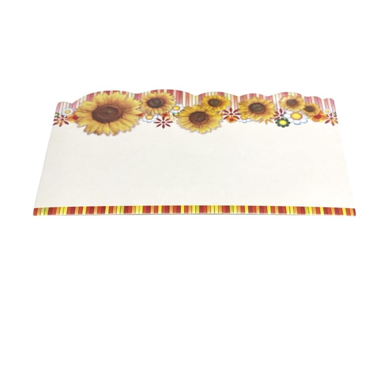 Tarjeta Borde Girasoles --TRA02