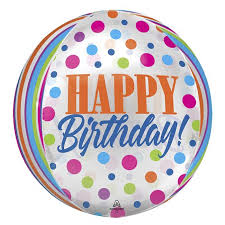 Globo Orbz Happy Birthday #15