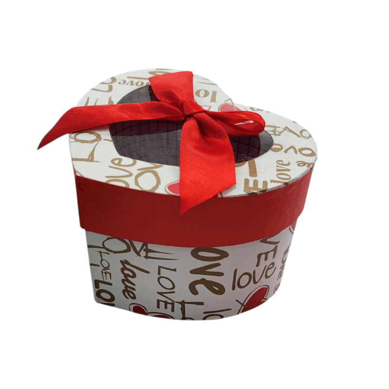 Caja Mini Corazón con Lazo