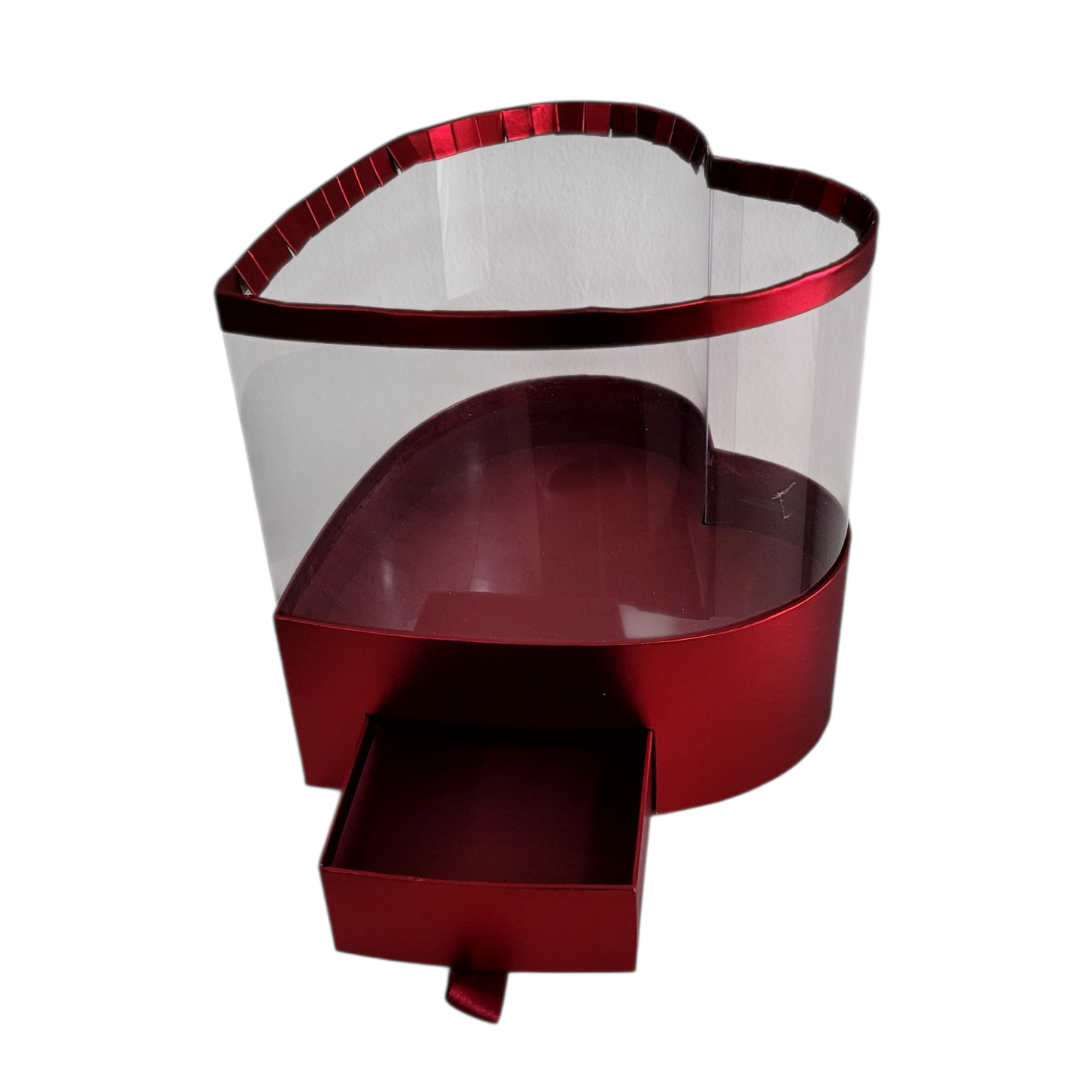 Caja Forma Corazón Centro Clear
