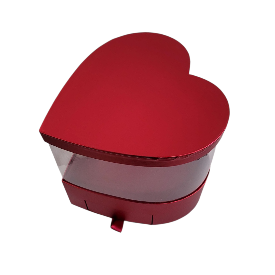 Caja Forma Corazón Centro Clear