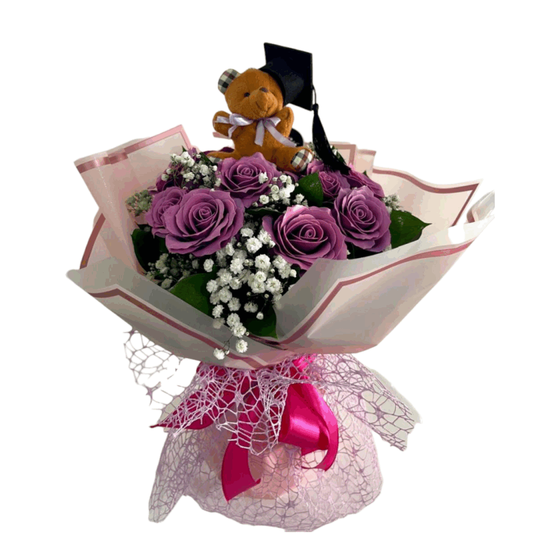 Bouquet Graduado con Amor