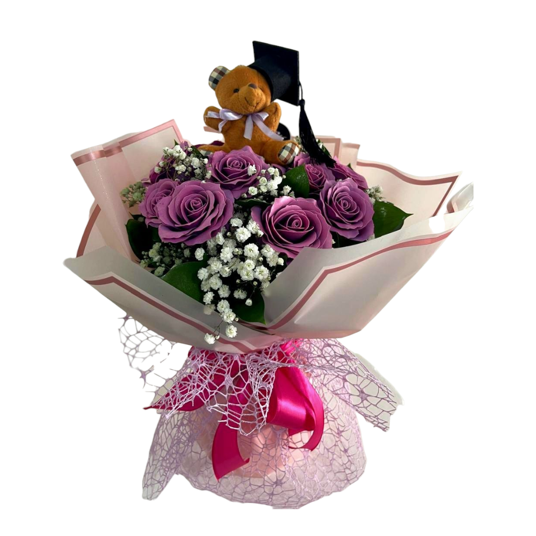Bouquet Graduado con Amor