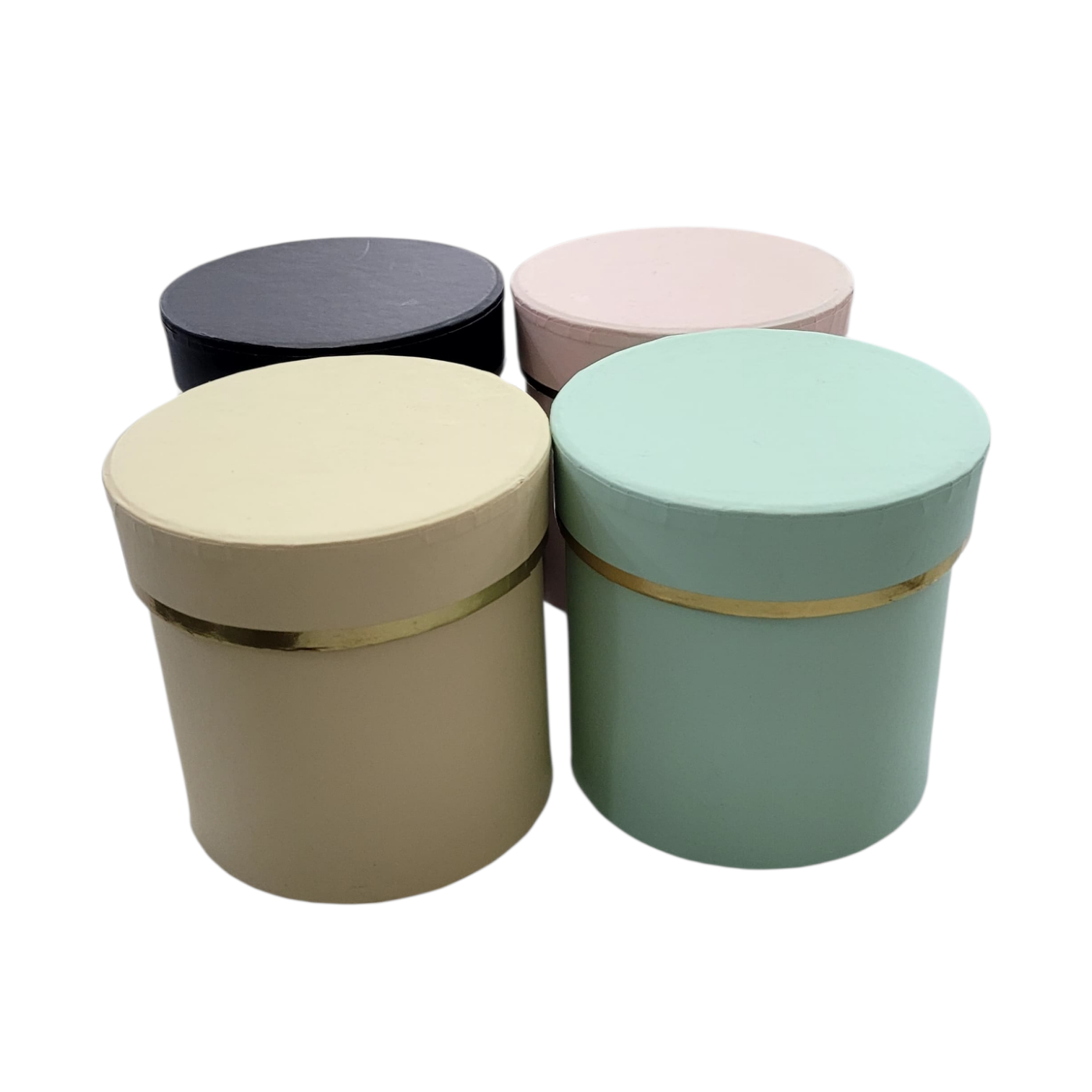 Caja Redonda Mini en Cartón