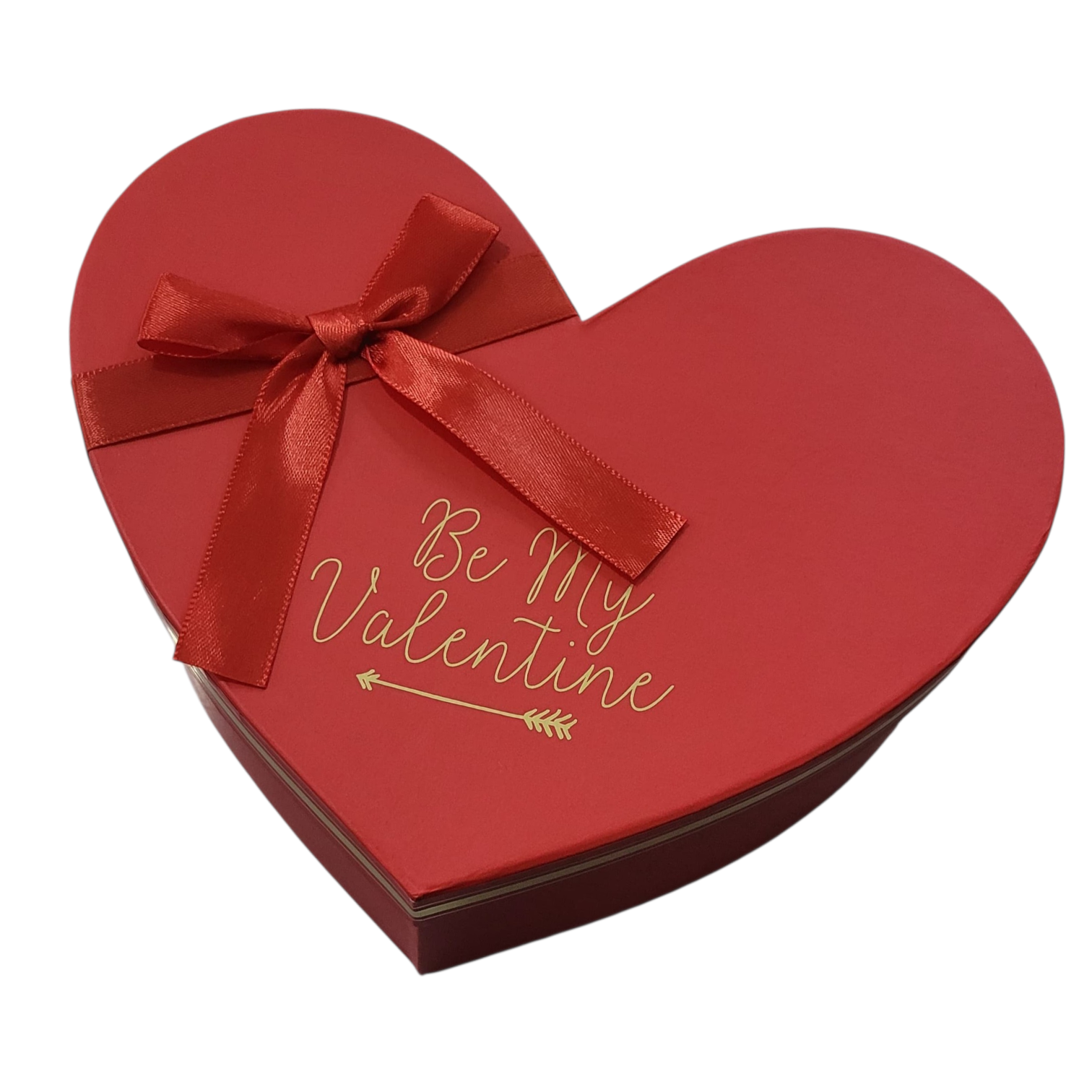 Caja Forma Corazón Color Rojo Be My Valentine