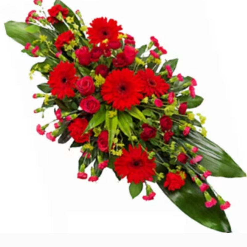 Ramo Fúnebre Gerberas y Claveles 5624