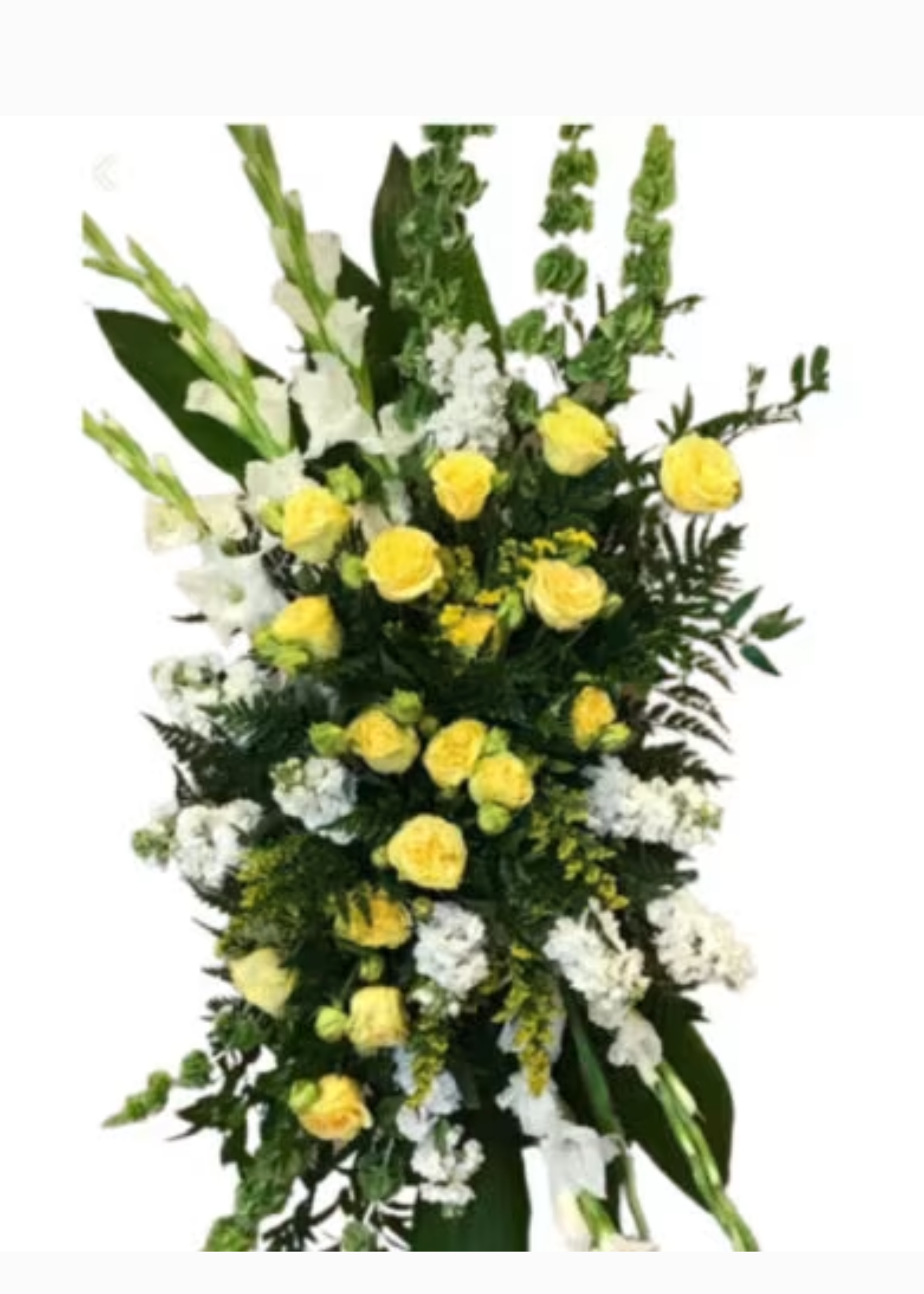 Ramo Fúnebre con Rosas, Lirios y Gladiolos 5618