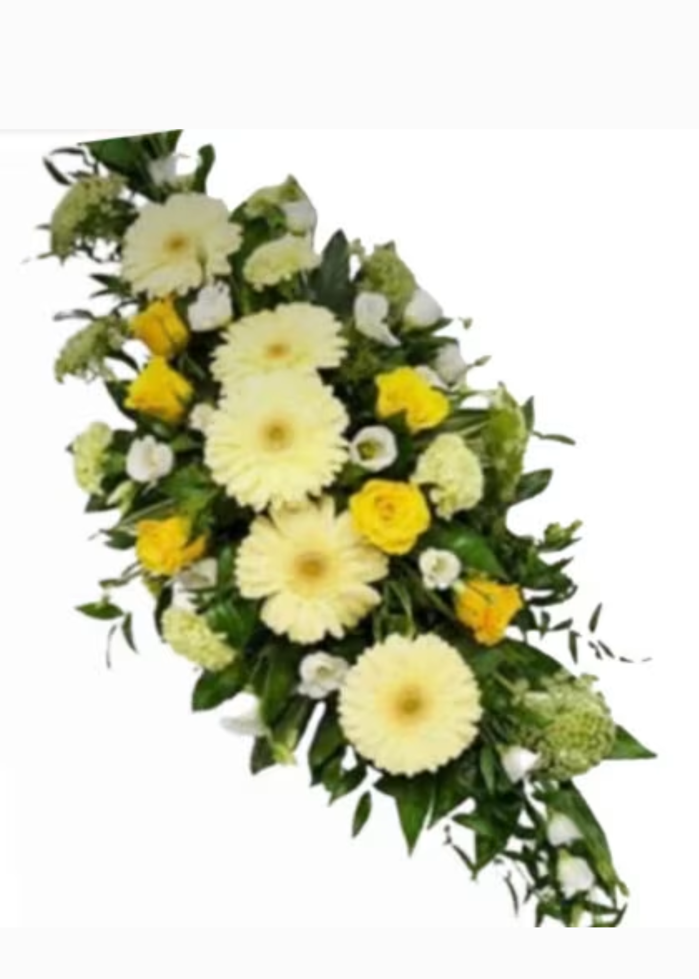 Ramo Fúnebre con Gérberas y Rosas 5615