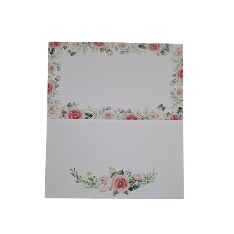Tarjeta Floral Doble