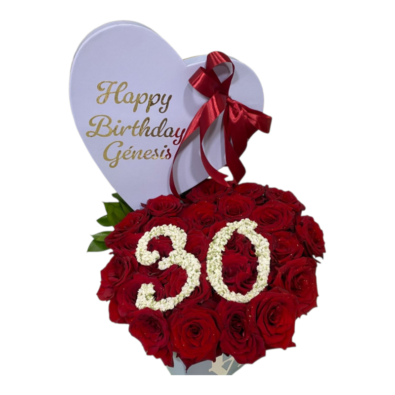 Arreglo Carmesí Birthday Edition