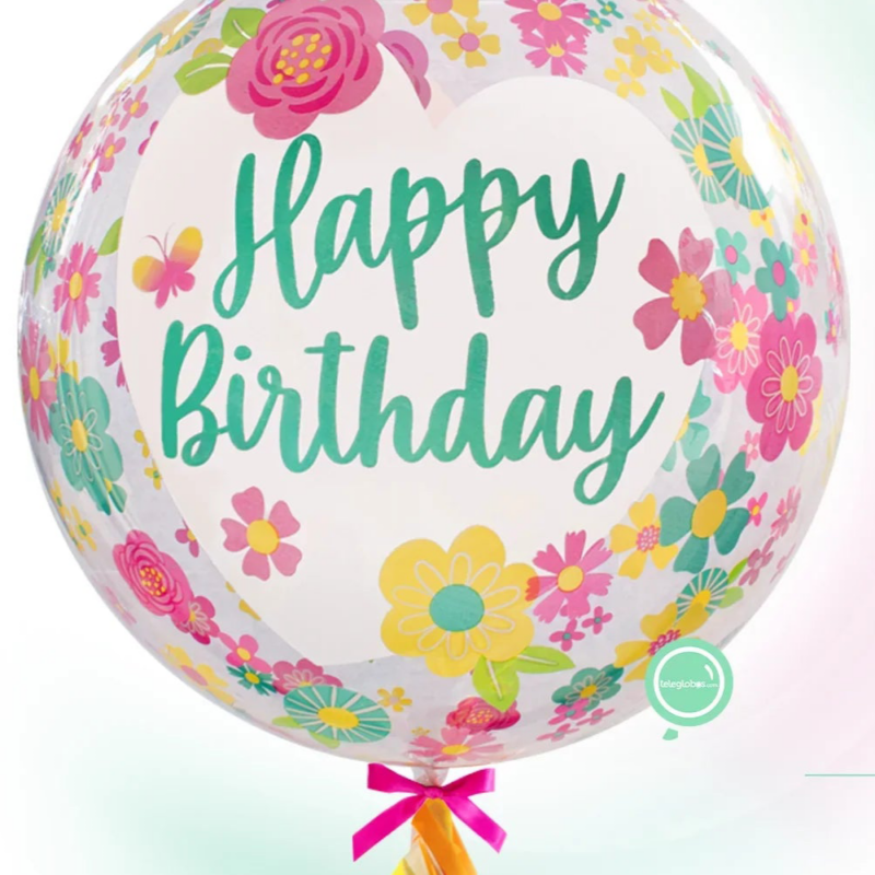 Globo Clearz Happy Birthday 18 Pulgadas