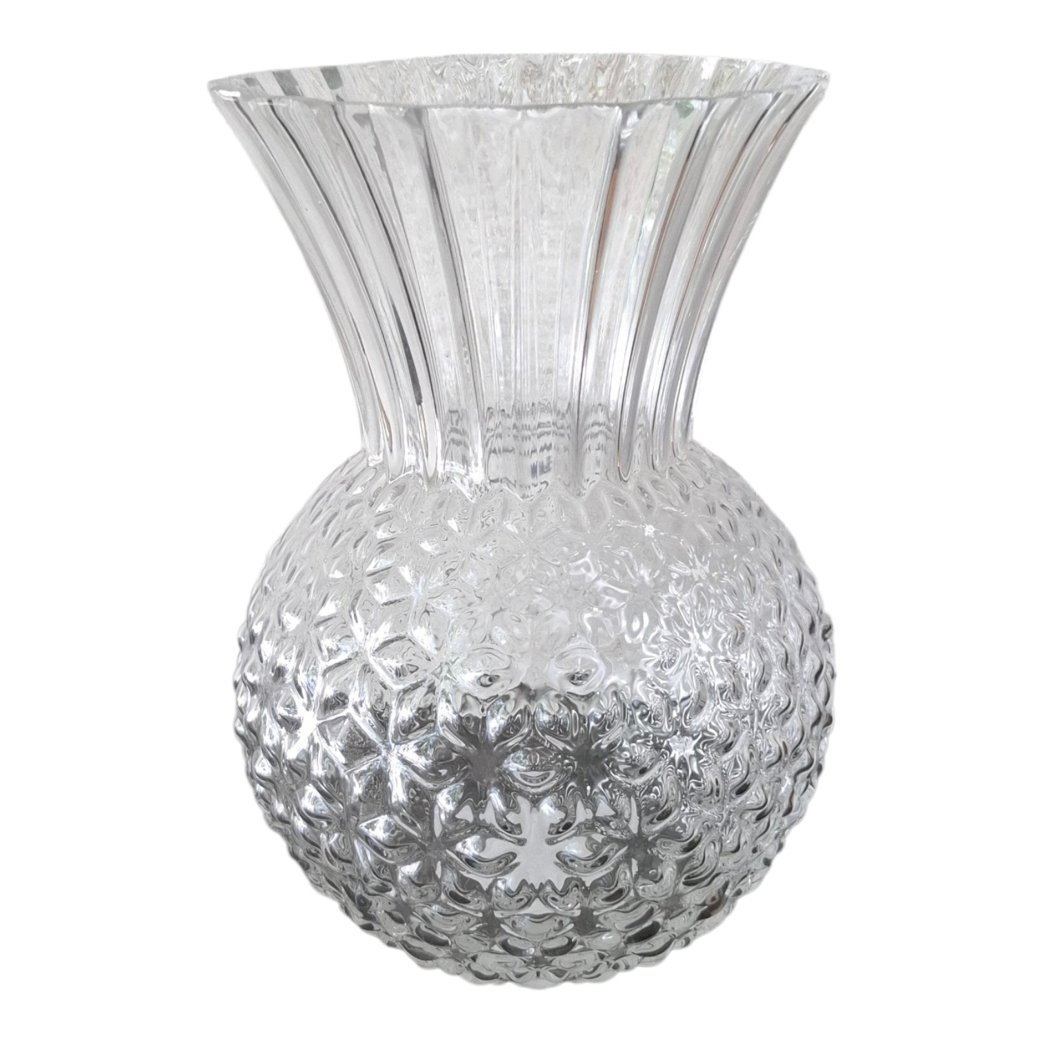 Forero Cristal Clear Con Base Barriga Con Obras