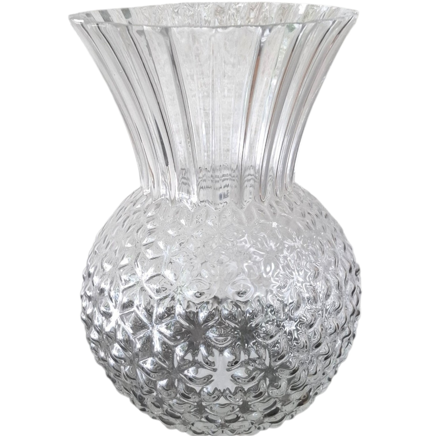 Forero Cristal Clear Con Base Barriga Con Obras