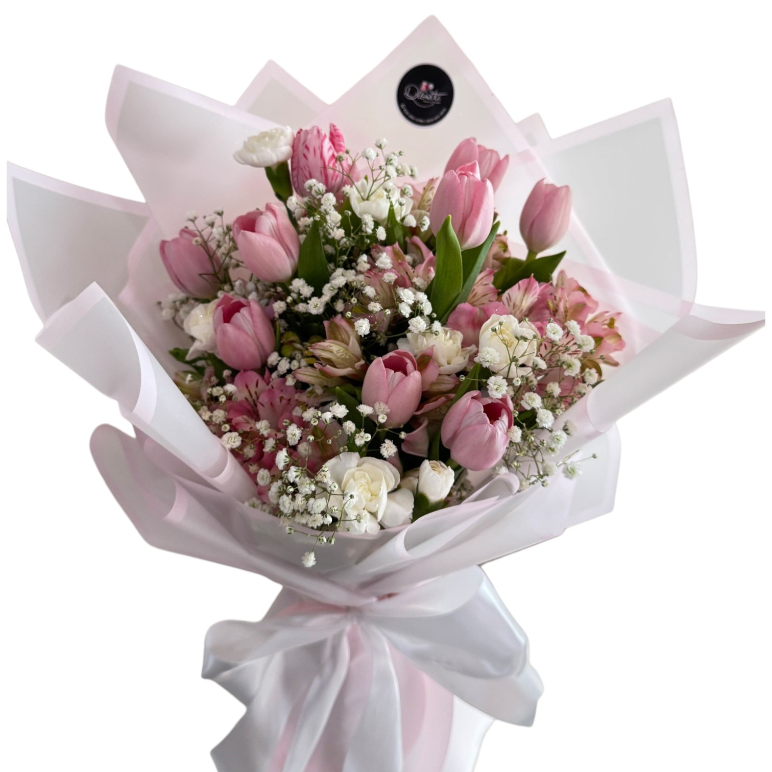 Bouquet Cloudy Tulipán